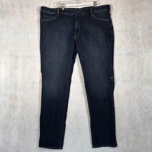 34 Heritage Jeans Mens 46/34 Dark Indigo Good Straight Leg Denim Pants